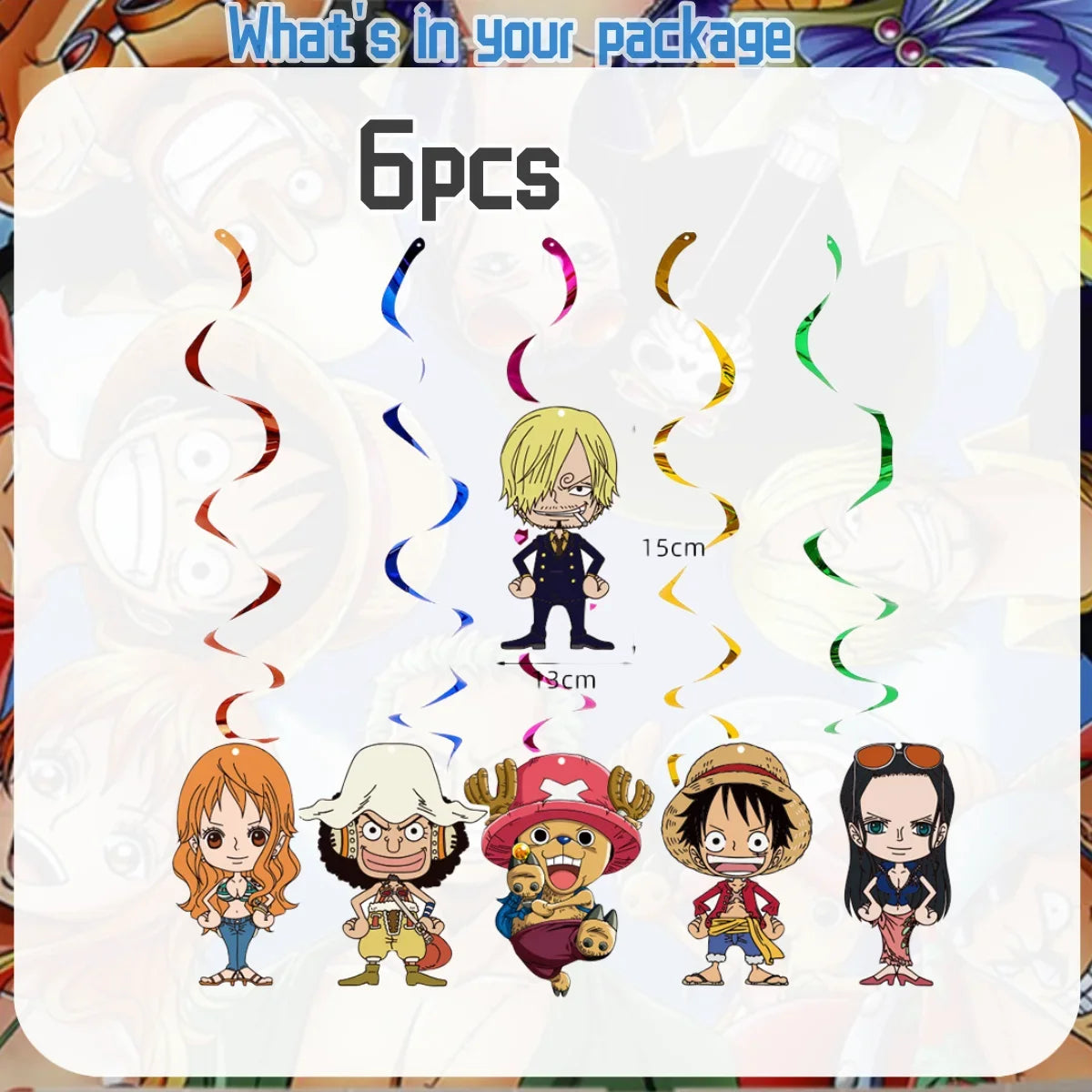 One Piece Sanji & Nami Birthday Party Tableware Set 🎉🏴‍☠️