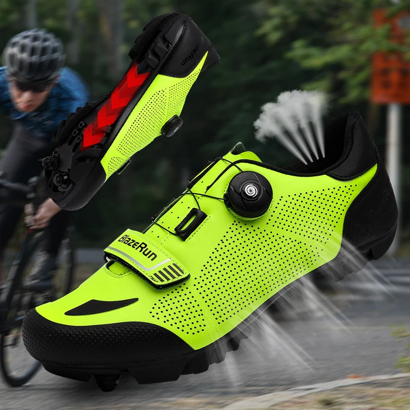 Cycling Shoes Bike Sneakers Cleat Non-slip Men's Mountain Biking Shoes Bicycle Shoes Speed Shoes