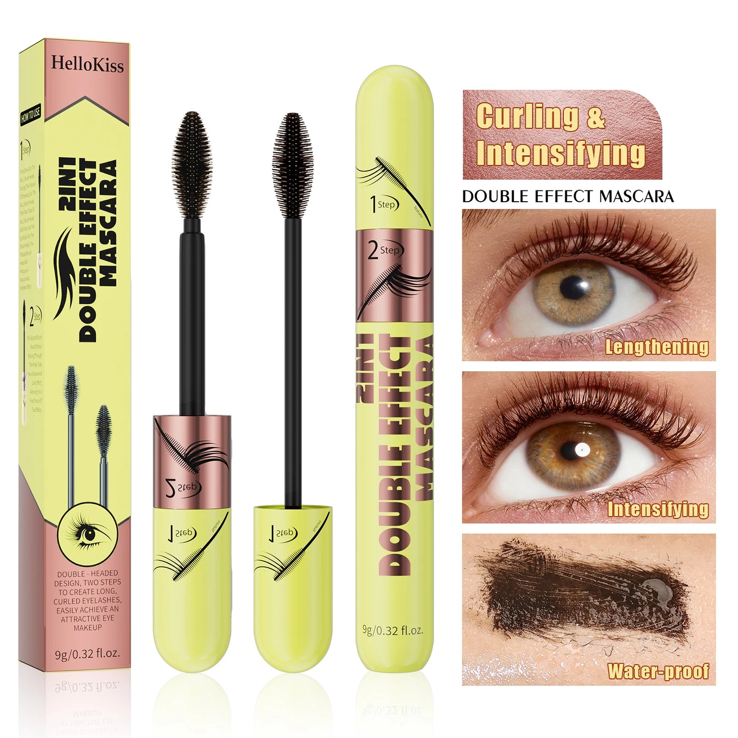 Brown Dual Brush Mascara.