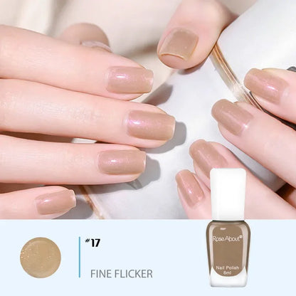 40 Colors Water-Based Nail Polish