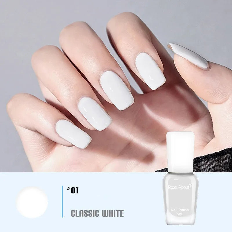 40 Colors Water-Based Nail Polish