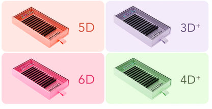 DIYDAY W Shaped Eyelash Extension Premade 3d 4d 5d 6d 7d 8d Mink Faux Lashes BASF PBT Natural Look False Eyelashes