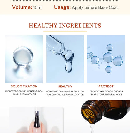 Arte Clavo 15ml Nail Primer Fast Air Dry Base Cleaning Agents UV Gel Polish Dehydrate Primer Base Coat Balance Fluid Acid Free