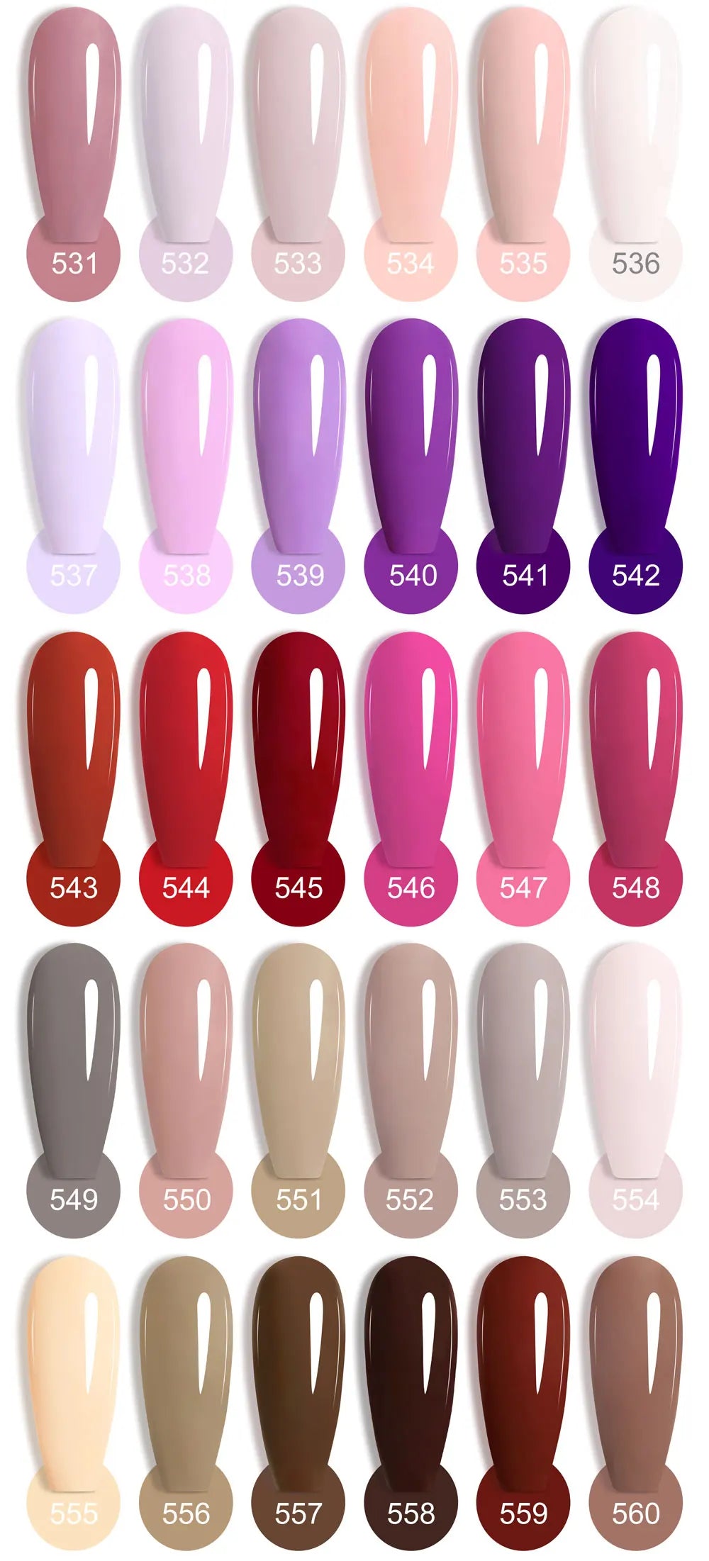 Venalisa VIP5 Nail Gel Polish HEMA/TPO FREE Full Coverage Beautiful Semi Permanent Soak Off UV LED Gel Nail Polish Gel Lacquer