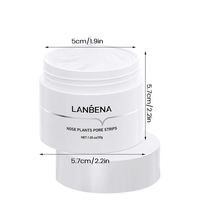 LANBENA Nose Blackhead Remove Mask  Pore Strip Peeling Mask Deep Cleansing Black Dot Remover Acne Patch Skin Care Peel Mask