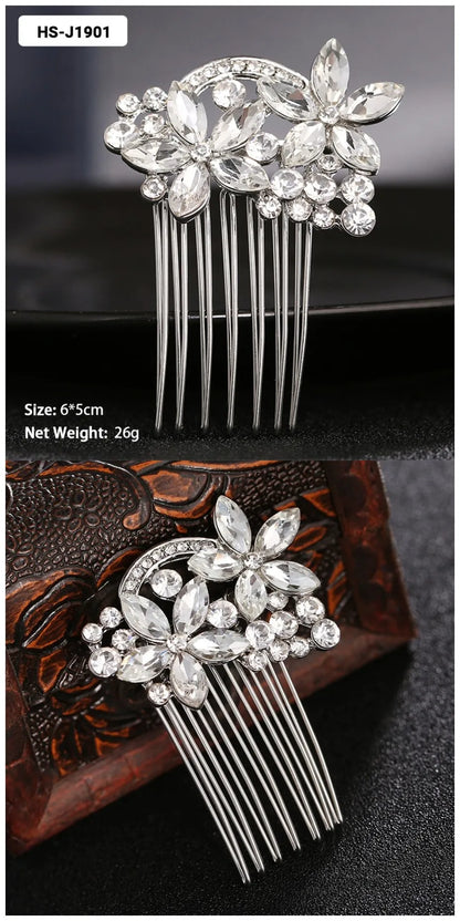 Crystal Bridal Hair Comb.