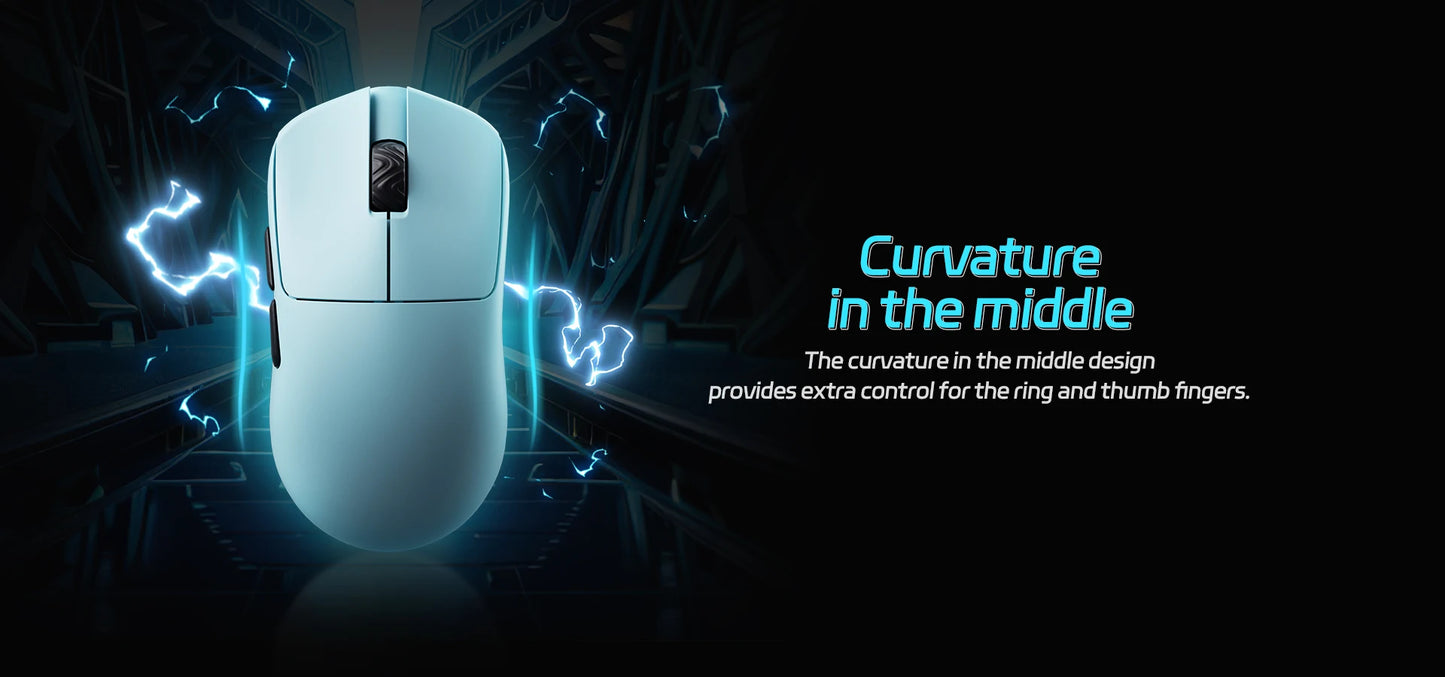 SCYROX V6 Gaming Mouse, Pixart 3950, Optical Switches, Web Based Software, 8K Dongle Included