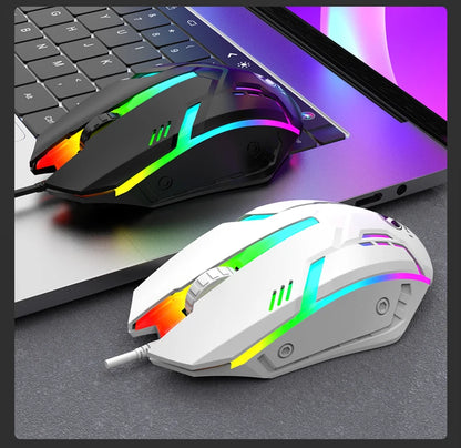 S1 Mouse USB Wired Mouse Computer Laptop Gaming Office Luminous Mouse