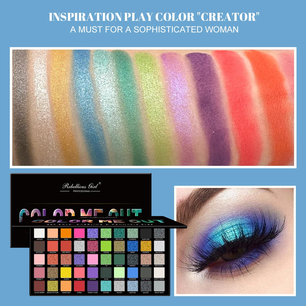 50 Color Eyeshadow Set.
