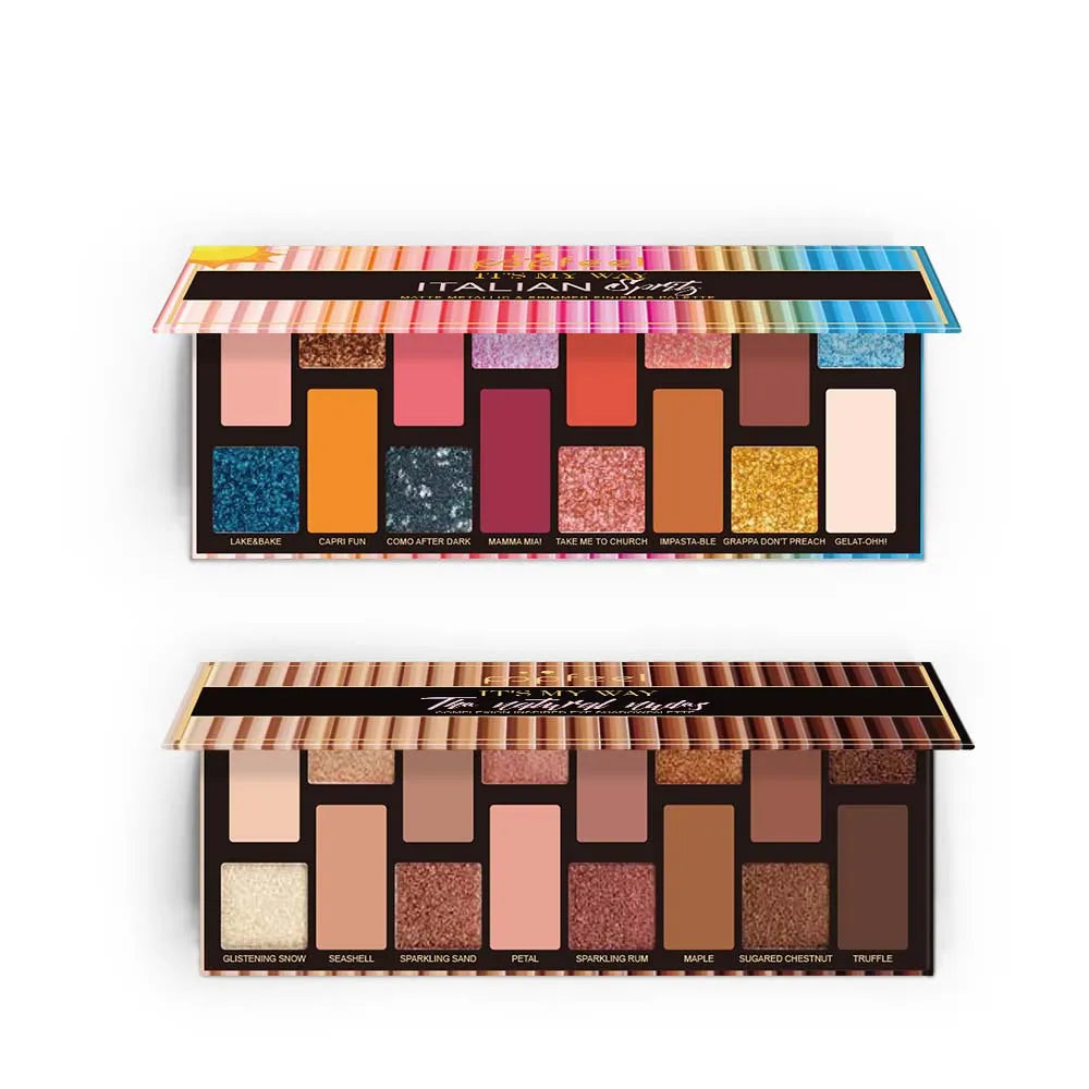 Essential Korean Style Eye Makeup 16 Color Eyeshadow Palette Matte Finish Waterproof Sweatproof Long Lasting and Smudge Proof