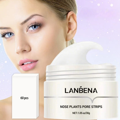 LANBENA Nose Blackhead Remove Mask  Pore Strip Peeling Mask Deep Cleansing Black Dot Remover Acne Patch Skin Care Peel Mask