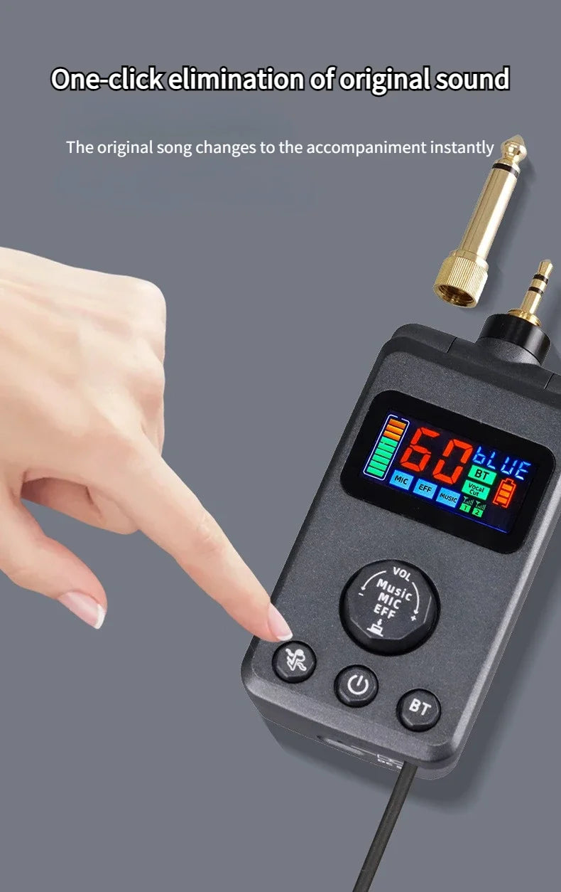 M50 Wireless Microphone DSP Anti-whistling Reverb Anti-whistling Reverb Bluetooth Microphone Singing Home Entertainment KTV