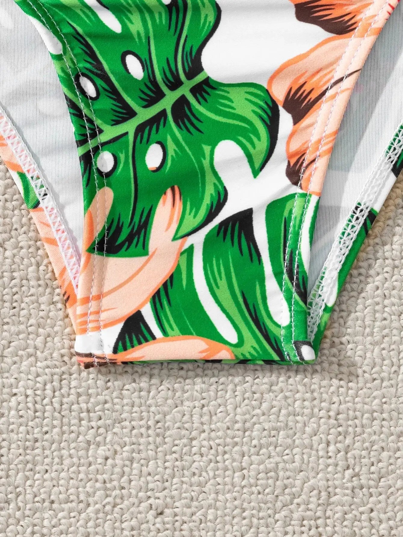 Three Pieces Bikini Set Cover Up Women 2023 New Push Up Twist Swimsuit Print Long Sleeve Swimwear Biquini Bathing Suit Summer