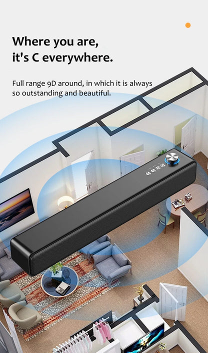 4D Stereo Sound Bar
