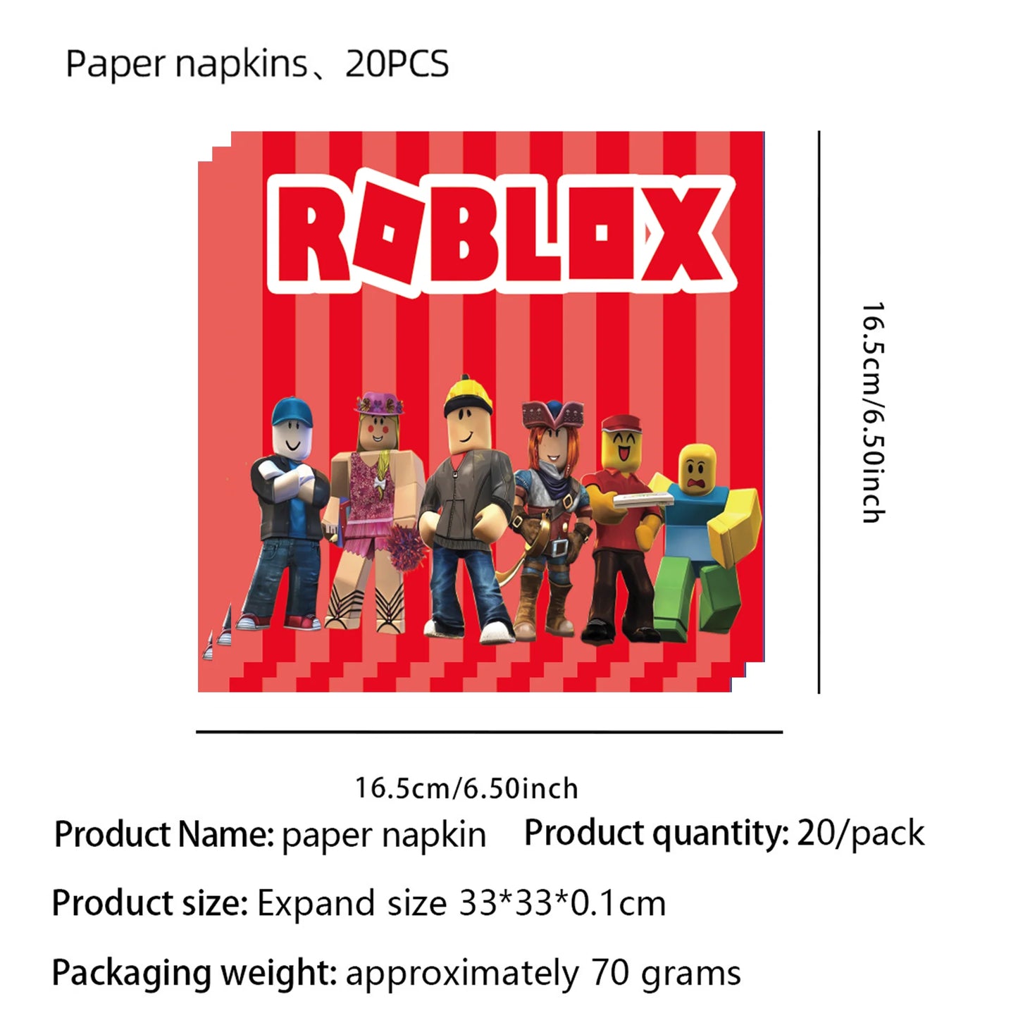 Robot Boy Happy Birthday Decoration Tableware Set Roblox Paper Tablecloth Plate Cup Cake Balloon Baby Shower Game Party Supplies