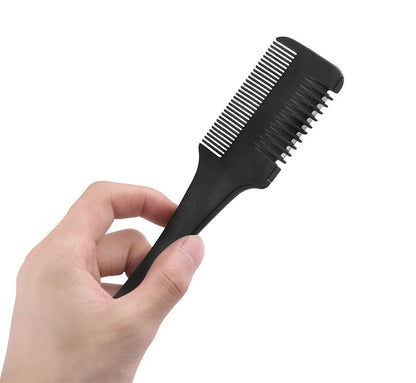 1pc Hair Cutting Comb Hair Brushes with Razor Blades Hair Trimmer Cutting Thinning Tools Barbershop Hair Salon Styling Tool Comb