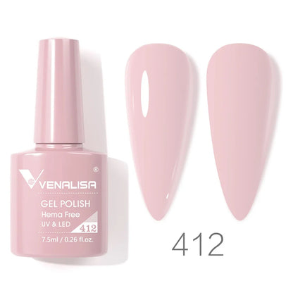 Venalisa VIP4 Nail Gel Polish HEMA/TPO FREE Full Coverage Beautiful Semi Permanent Soak Off UV LED Gel Nail Polish Gel Lacquer