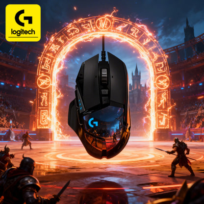 Logitech G502 HERO/G402 Sniper Gaming Mouse: RGB lighting and adjustable weights help you achieve precise wins in PUBG.