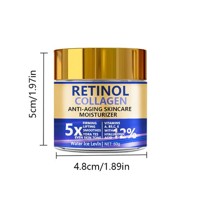 Water Ice Levin Retinol & Collagen Anti-Aging Cream: 5x Firming & Lifting Moisturizer (60g)