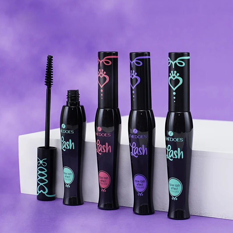 SHEDOES Curling Mascara 3-Pack: Waterproof Lash Lift with Plant Squalane
