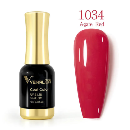 VENALISA Nail Gel Varnish TPO FREE Soak Off UV LED Organic Odorless Enamels Nail Art Colors 12ml 120Colors UV Gel Nail Polish
