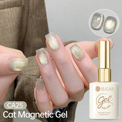 UR SUGAR 15ml Cat Magnetic Gel Nail Polish 30 Colors Semi Permanent Magnetic Gel UV/LED Soak Off Painting Vanrish Design