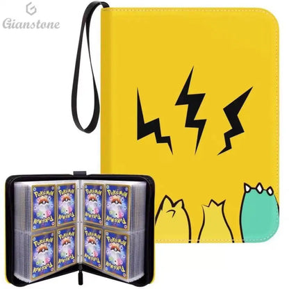 400 Pockets Anime Peripheral Pokemon Game Collection Card Book multiple styles Storage card holder Exquisite Kawaii Boy Toy Gift