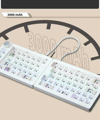 ZUOYA GMK70 VIA/Qmk separate Gaming Mechanical Keyboard kit  Wired Wireless Bluetooth Hot Swappable Gasket Customized Split