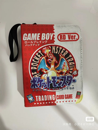Pikachu Cartoon Anime Battle Card Booklet Zipper