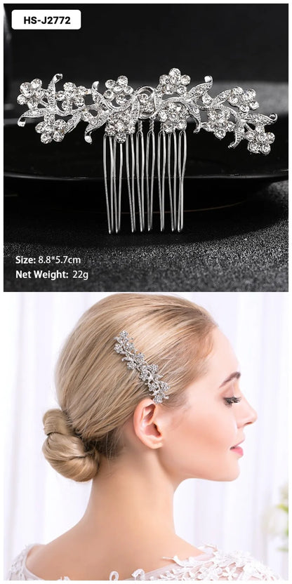 Crystal Bridal Hair Comb.