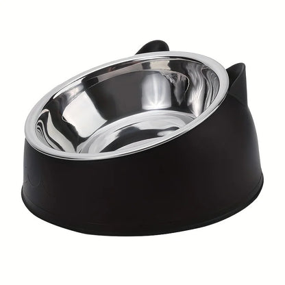 Elevated Stainless Steel Cat Bowl