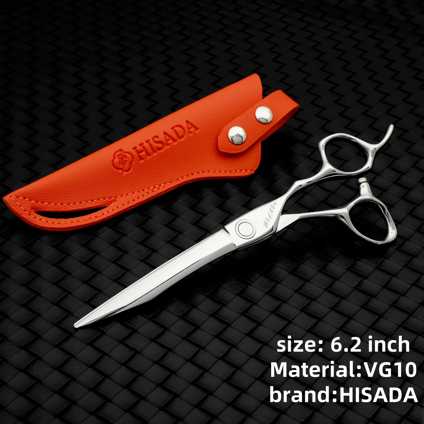 HISADA hairdressing scissors	professional barber scissors 6.0  Inch scissors VG10 material professional barber scissors