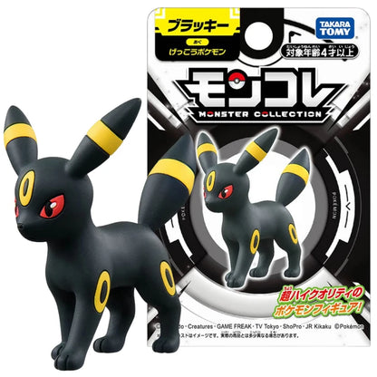 Original TAKARA TOMY Pokemon Figure Toys Mimikyu Maushold Lapras Charizard Umbreon Sylveon Vaporeon Model Dolls Birthday Gifts