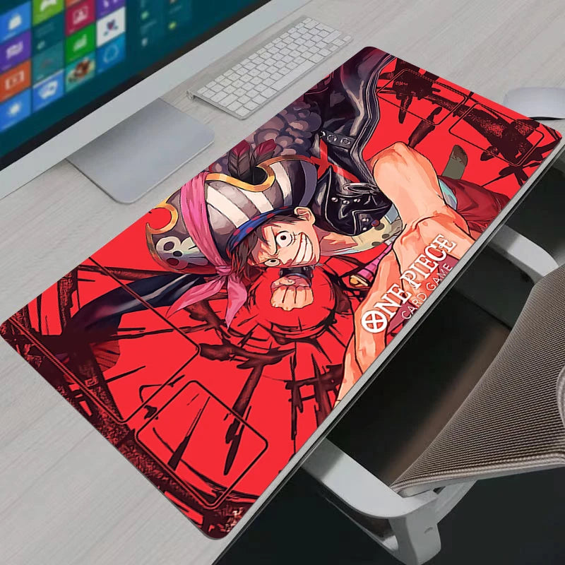 Mouse Pad Gaming XL Home New HD PC Mousepad XXL Keyboard Pad Non-Slip Office Carpet Laptop Japan Game Anime One Piece For LOL