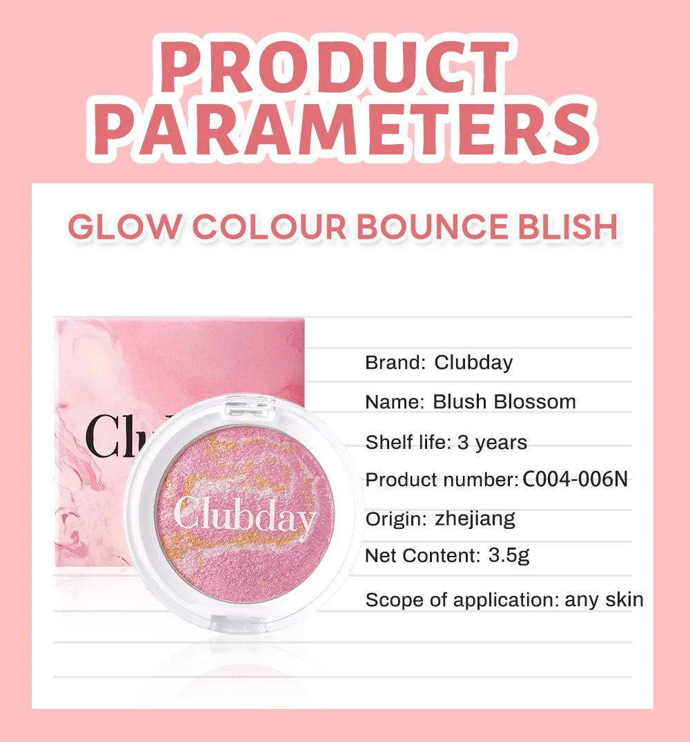 Marble Shimmer Blush Palette