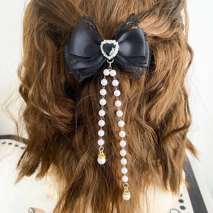 Lolita Hair Bow Clip Set.