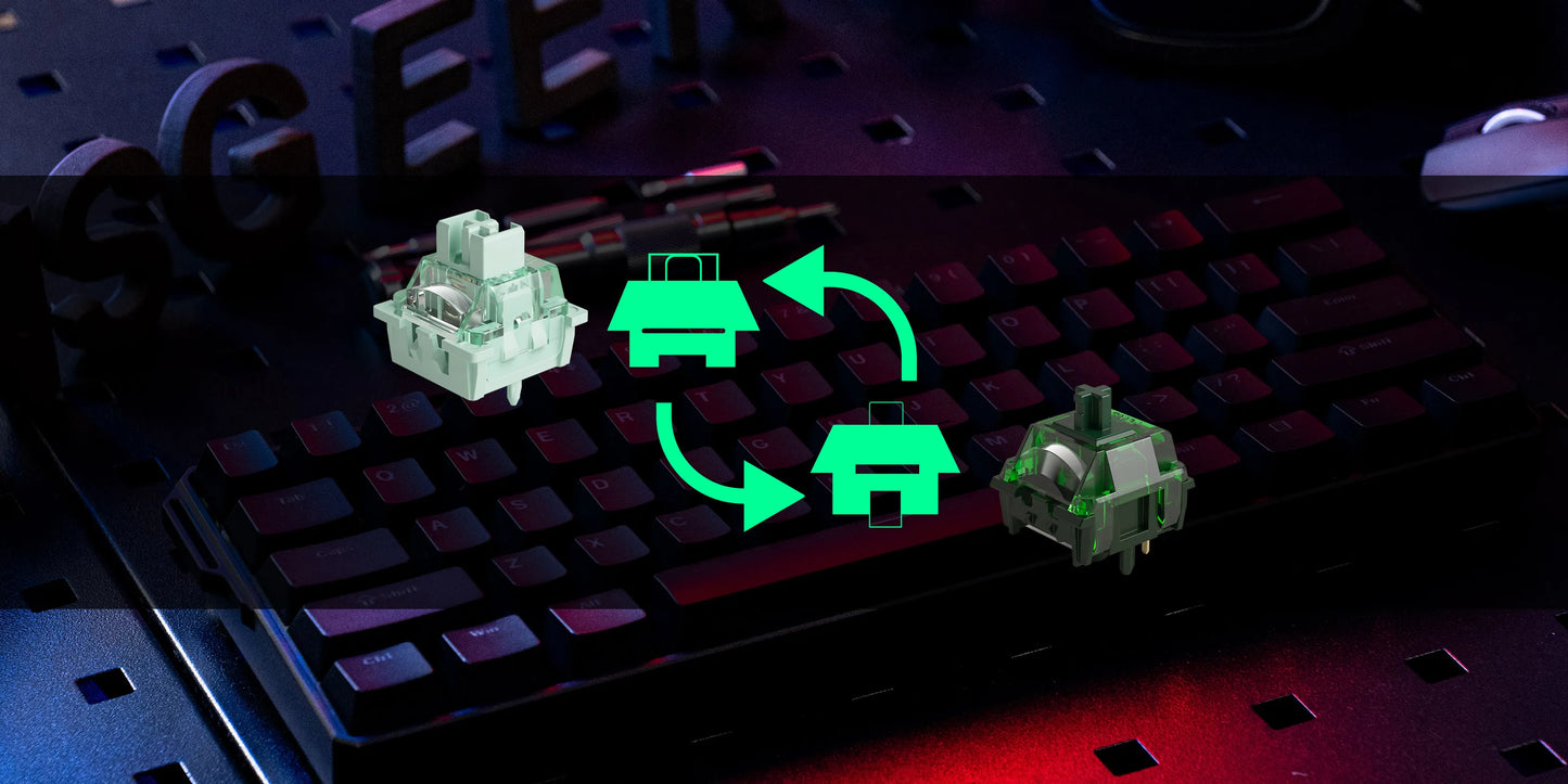 Akko MonsGeek FUN60 Mechanical Keyboard Magnetic Switch 60% Gaming Keyboards Rapid Trigger 0.01mm 8K ARGB HE/TMR Custom Keyboard