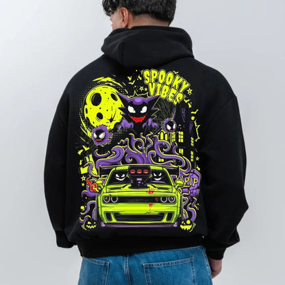 2025 Pikachu Ash 1995 Printed Oversized 4xl Pok É Mon Men's and Women's Autumn and Winter Fleece Y2K Halloween Hooded Sweatshirt
