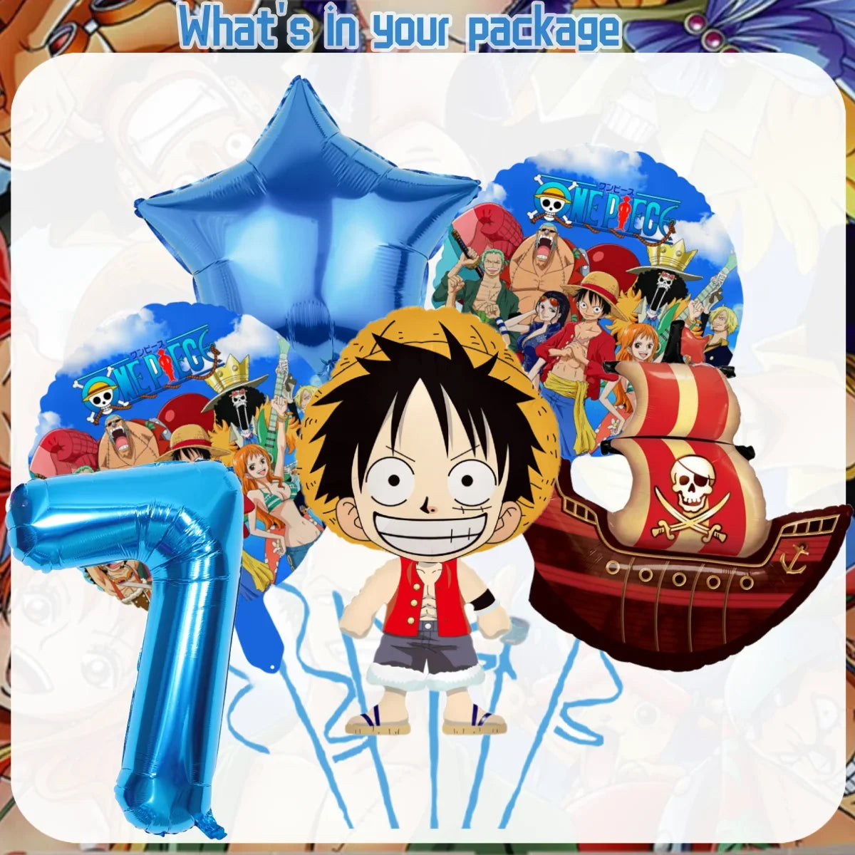One Piece Sanji & Nami Birthday Party Tableware Set 🎉🏴‍☠️