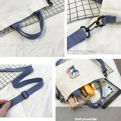 Pokemon Large Canvas Tote Bag