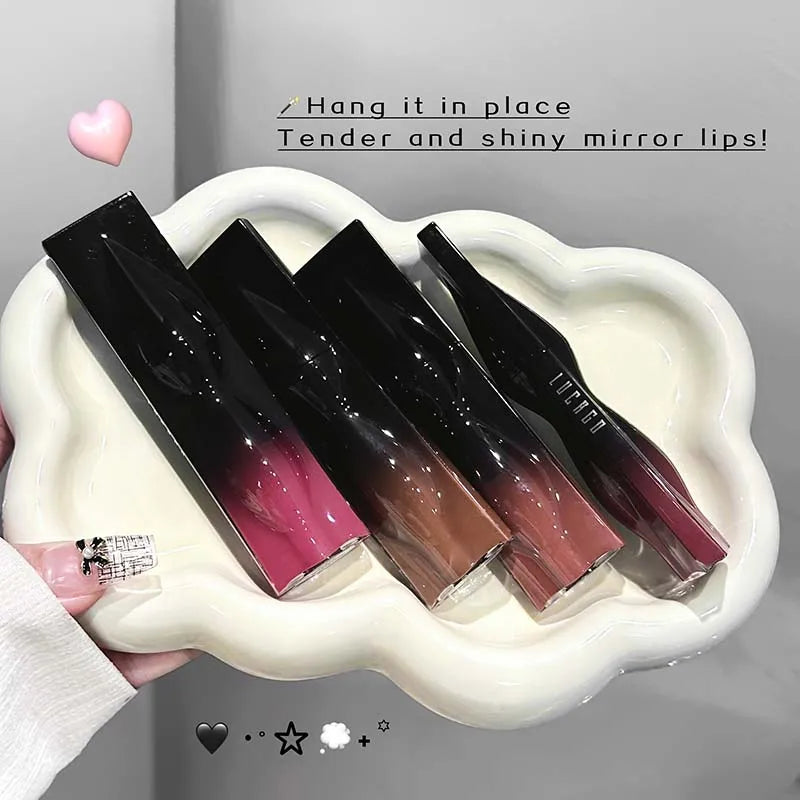 Mirror Lip Gloss Lip Gloss Lip Moisturizing Liquid Lipstick Waterproof Long-lasting Brightening And Non Fading Lip Gloss