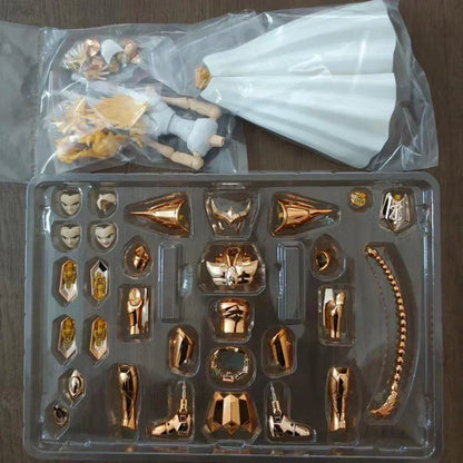 In Stock CS Saint Seiya Myth Cloth EX Capricorn Shura/Leo Aiolia/Aries MU/Libra Dohko/Virgo Gold Knights Zodiac Action Figure