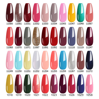 Clou Beaute 15ml Red Color Gel Polish Vernis Semi Permanent UV Varnish Gel Nail Polish Hema TPO Free Nails Art Manicure TOP BASE