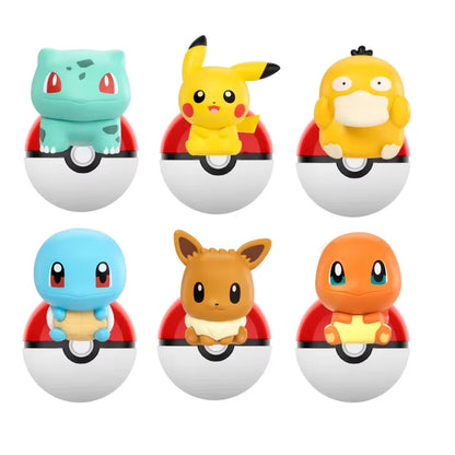 Pokemon Anime Poke Ball Action Figures Sylveston Umbreon Gengar Mini Dolls FUNISM Original Genuine Model Car Ornament Toys Gift