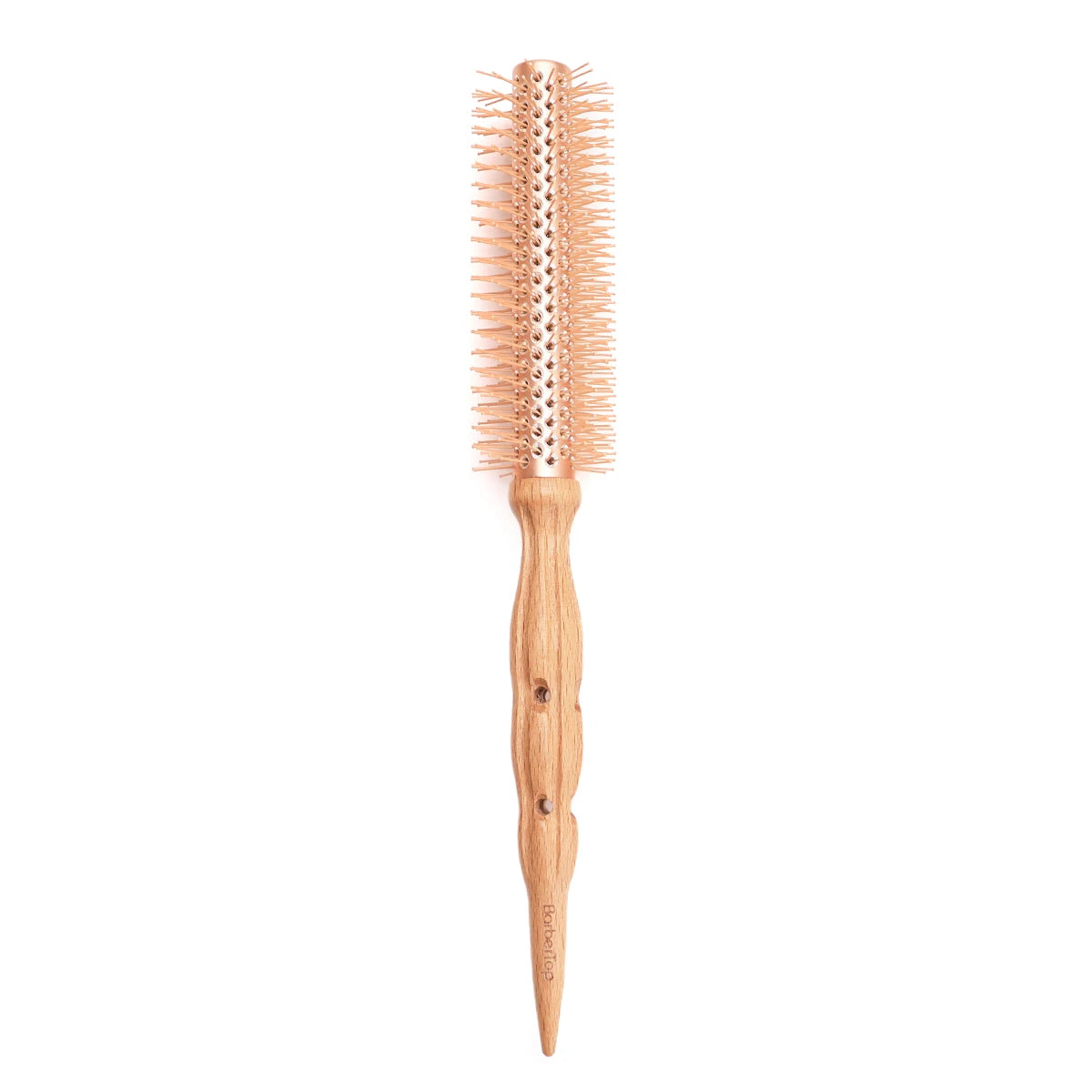 Professional Wood Round Curly Combs For Women Hairdressing Massage Brush Salon Barber Aluminum Tube Hair Styling Comb New Type