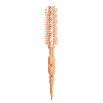 Professional Wood Round Curly Combs For Women Hairdressing Massage Brush Salon Barber Aluminum Tube Hair Styling Comb New Type