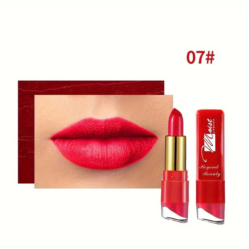 Beyond Beauty Creamy Moisturizing Lipstick: Long-Lasting Satin Finish (12 Shades)