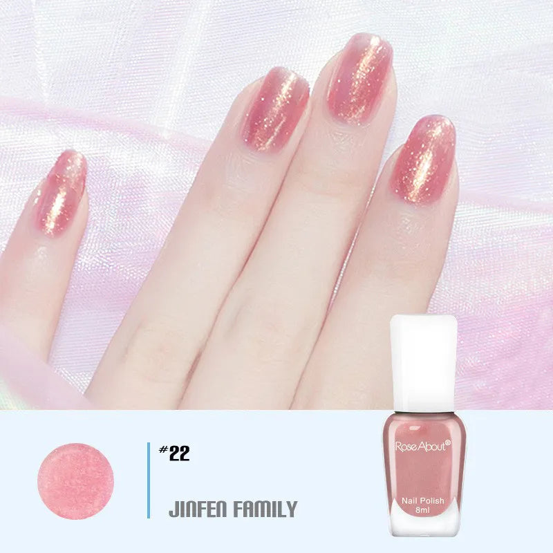 40 Colors Water-Based Nail Polish