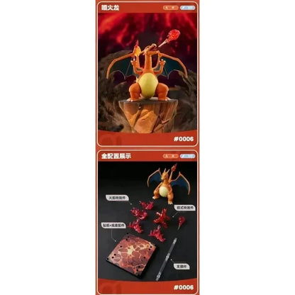 In Stock New Blokees Pokemon Assembly Action Figure Pikachu Charizard Anime Original Desktop Decoration Customized Toys Gifts