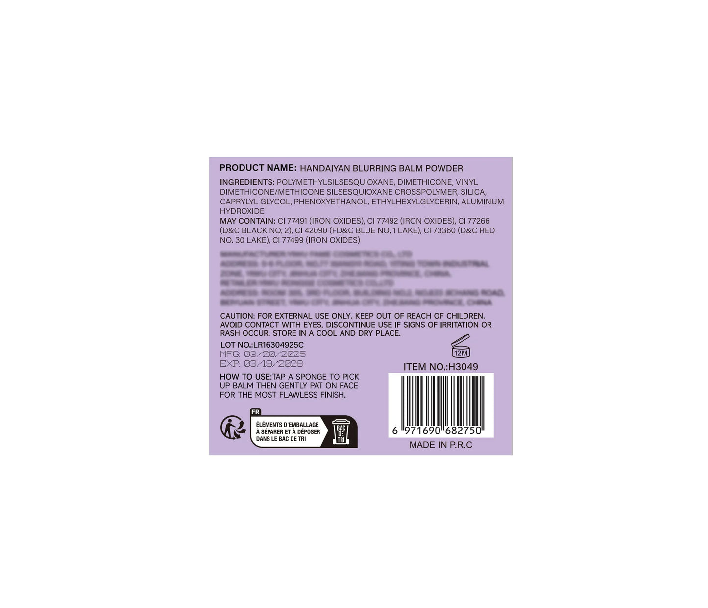 Long Lasting Oil Control Setting Powder Cream Cake Sweatproof Translucent Loose Finishing Makeup